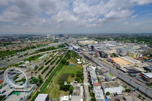 AA676501 | 2Bed | 2Bath | BTS Wongwian Yai | 30.5sqm | THB 22,000/mo | Fl.12 — LandMark @ Grand Station Ram Inthra 64