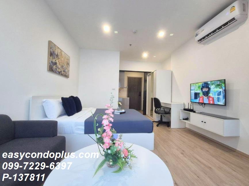 รูป 💥 [ 𝐏-𝟏𝟑𝟕𝟖𝟏𝟏 ] FOR RENT : The Rich Rama 9-Srinakarin ใกล้ Airport Link หัวหมาก 𝟏𝟔,𝟎𝟎𝟎 บาท/ด. | Line @easycondoplus | 099-229-6397 - รูปที่ 3/9