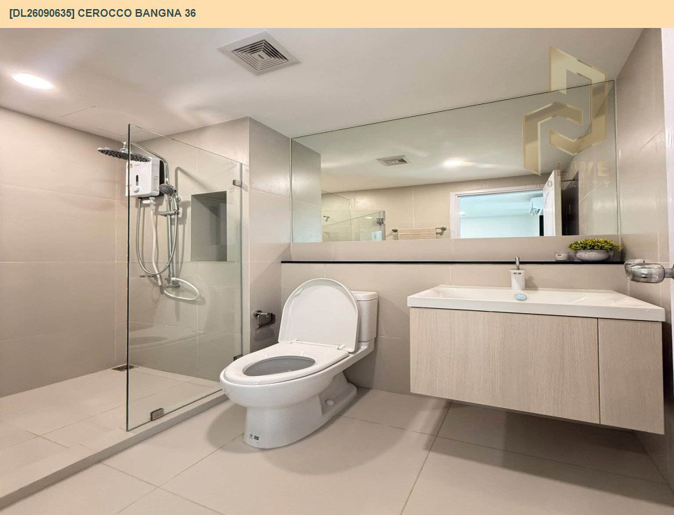 รูป DL26090635 ให้เช่าคอนโด ซีรอคโค บางนา 36 (Cerocco Bangna 36) ใกล้ - พร้อมเข้าอยู่ โทรด่วน 0614453194 LineID @952jdxxk - รูปที่ 15/15
