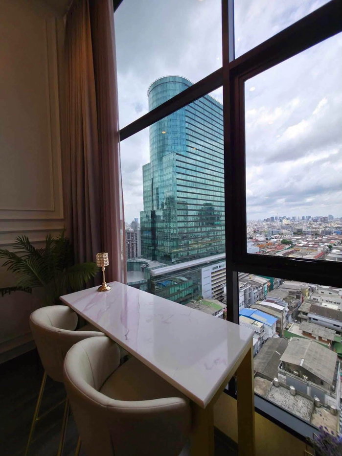 รูป ✨ KnightsBridge Space Rama 9 | Duo Space 44.94 ตร.ม. | เพดานสูง 2 ชั้น | ชั้น 14 🌆 - รูปที่ 10/10