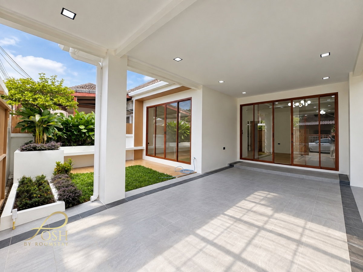 รูป ศรีสุชาติแกรนด์วิว 3 Srisuchart3 บ้านแฝดรีโนเวทใหม่ในสไตล์อบอุ่น มาพร้อมมุมสวนหน้าบ้าน ทำเลใกล้สามกอง รัษฎา บายพาส - รูปที่ 7/37