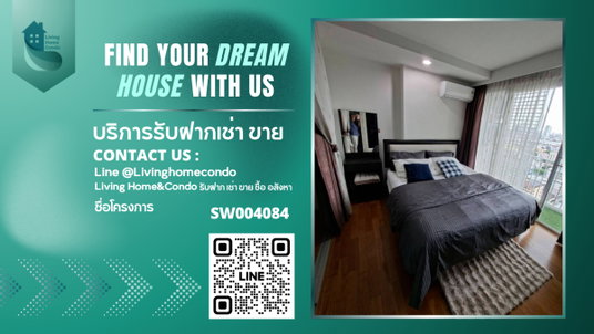 For sale: The Line Phaholyothin Park condo, fully furnished, ready to move in, near BTS Ha Yaek Lat Phrao-SW004084