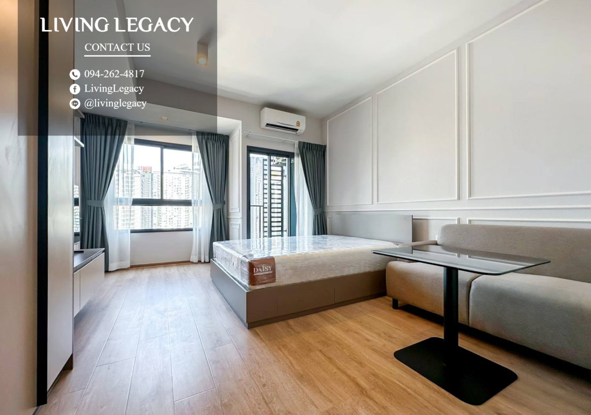รูป TLV3P2 เช่าด่วน คอนโด Ideo Rama 9 - Asoke 27 ตร.ม. | ชั้น 22 | 1 ห้องนอน | 1 ห้องน้ำ 20,000 บาท/เดือน line id : @livinglegacy - รูปที่ 3/10