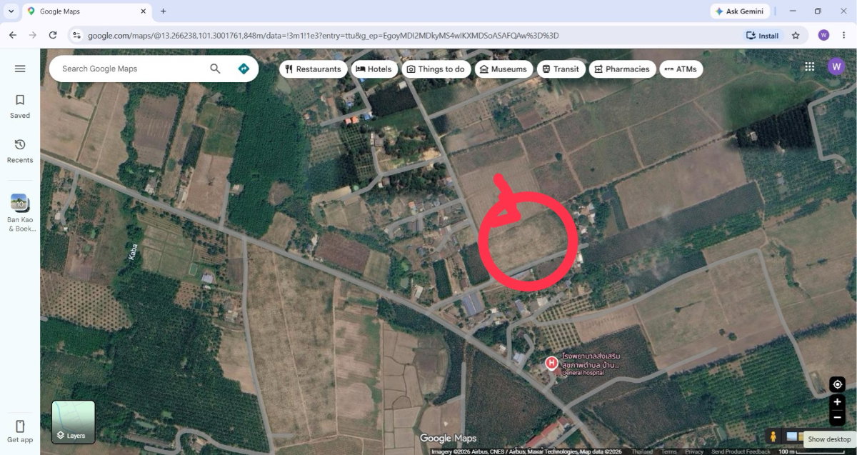 รูป 🔥 ขายที่ดิน 9.92 ไร่ หนองอิรุณ บ้านบึง ชลบุรี | 26.8 ล้านบาท ที่ดินแปลงใหญ่ เนื้อที่ 9.92 ไร่ (3,968 ตร.ว.) - รูปที่ 1/10