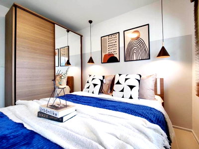 Condos for rent : Kensington Bearing 12 | 1bed 30 Sq.m. 12th Floor | Near BTS Bearing | **Rent 8,000 baht** Viewing Add Line ID: @property.ma