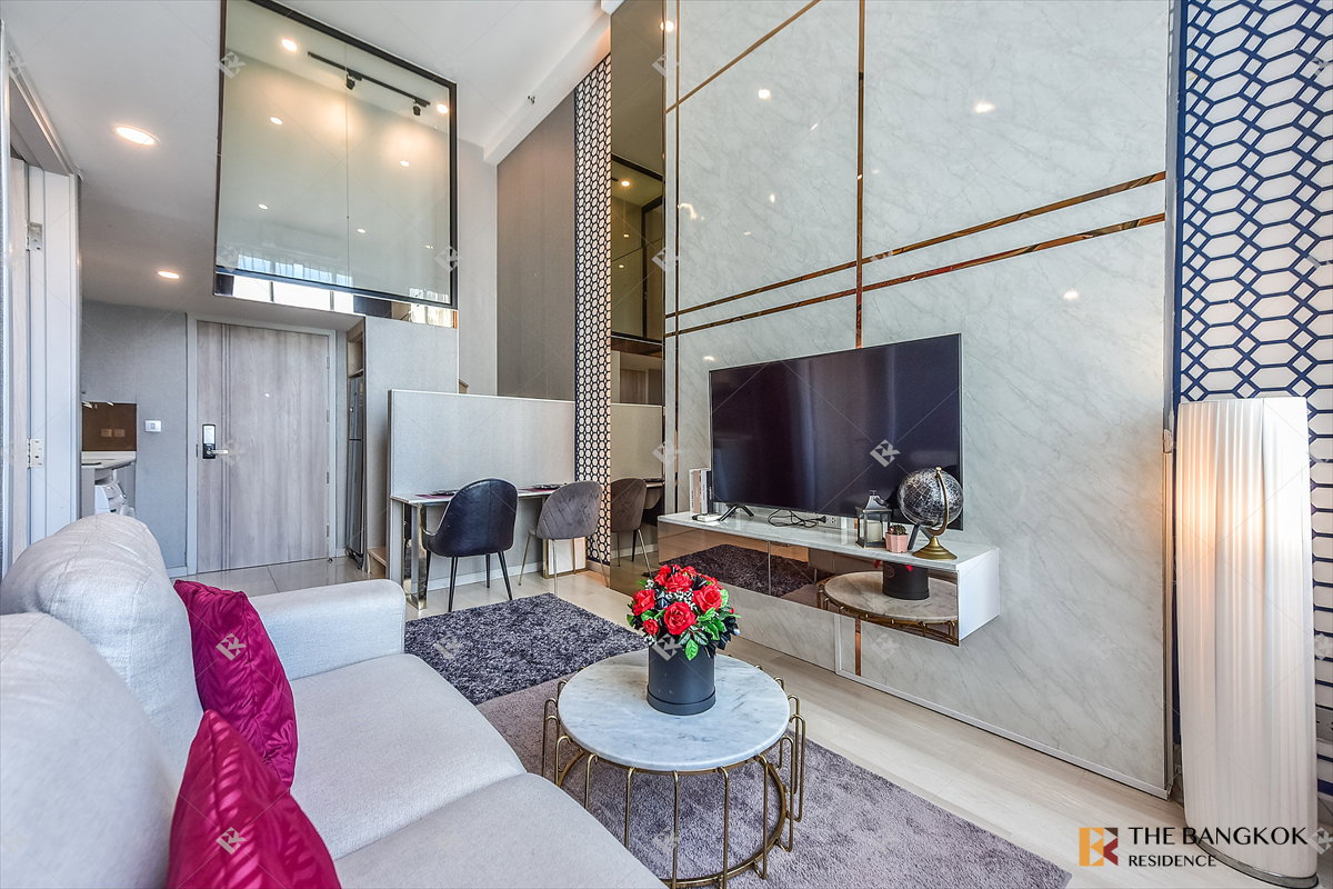 รูป 💜💜KnightsBridge Prime Sathorn High-Floor Loft 2 ชั้น แต่งครบ ห้องสวยมาก พร้อมอยู่ ใกล้ BTS ช่องนนทรี💜💜 - รูปที่ 2/16
