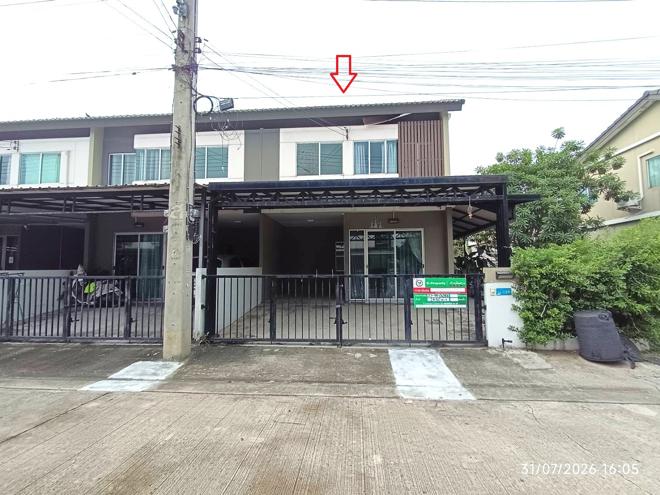 รูป ทาวน์เฮ้าส์ 24.8 ตร.วา บ้านพฤกษา 124  รังสิต-คลอง 4 คลองหลวง ปทุมธานี 1.6M - รูปที่ 1/39