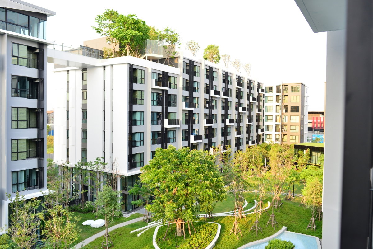picture For Rent: KAVE Town Space, next to Bangkok University | Building A, 5th Floor, Pool View - 13/19