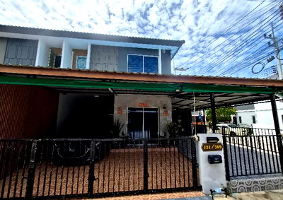 ทาวน์โฮม ชลบุรี : 🏡 บ้านหลังริม พร้อมอยู่ พฤกษาสหพัฒน์-แหลมฉบัง 2 ต่อเติมครบ แถมเฟอร์ฯ เพียง 3.69 ล้าน