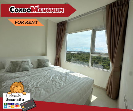 🚝 Spacious unit with river-view bedroom at "Aspire Erawan." Steps away from BTS Erawan and surrounded by food markets. 