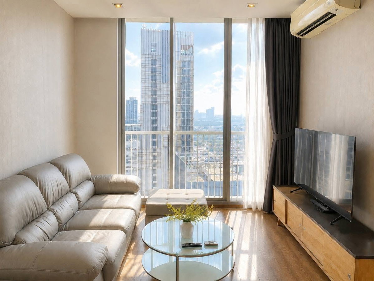 รูป Park Origin Phrom Phong 2 ห้องนอน 55 ตร ม ชั้น 33 เช่า 44000 บาท - รูปที่ 2/9
