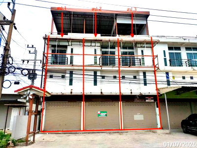 อาคารพาณิชย์ ม.ราชภัฏเทพสตรี : อาคารพาณิชย์ 65 ตร.วา เมืองลพบุรี ลพบุรี 12.9M