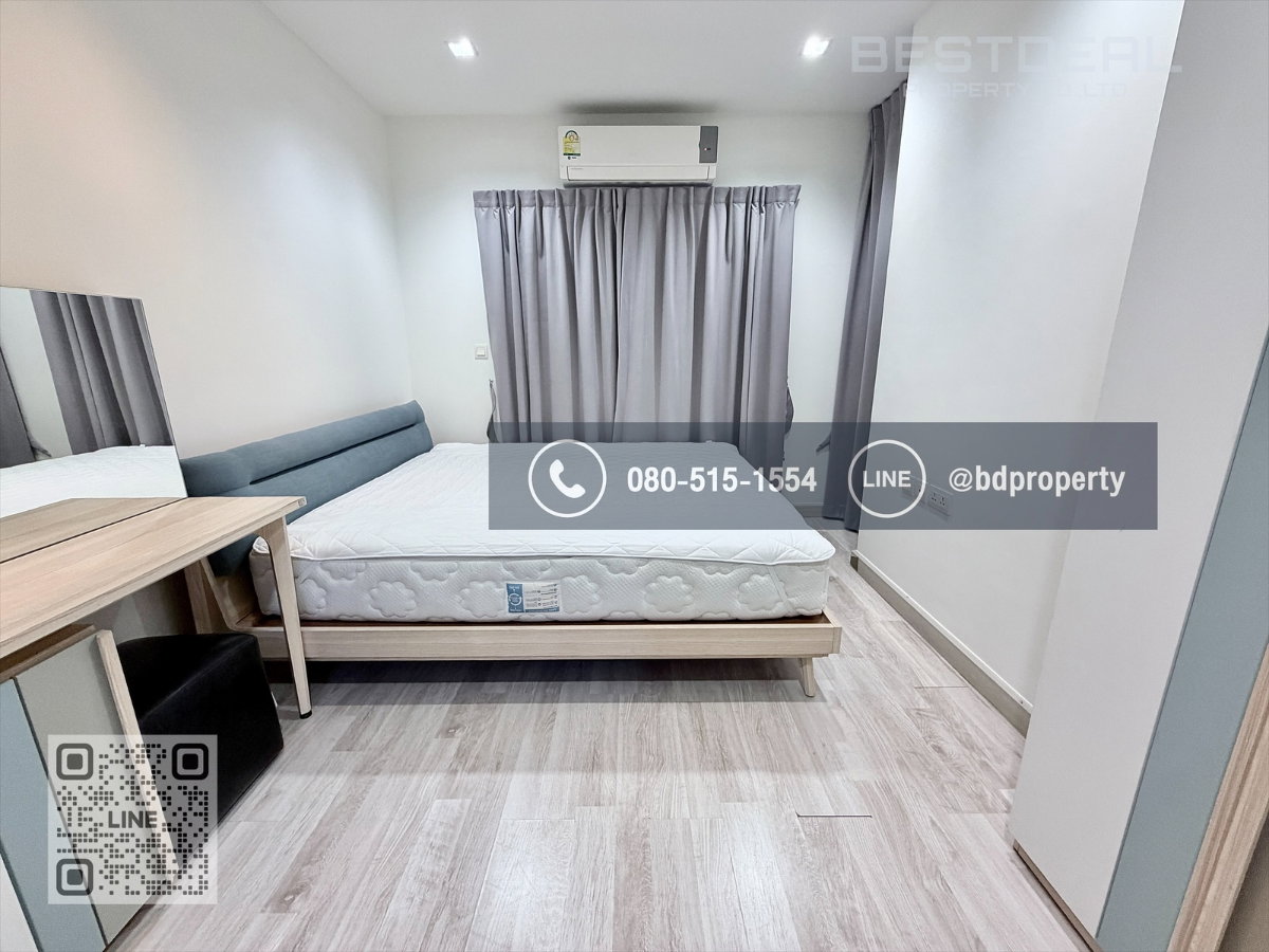รูป Bestdeal ให้เช่า ขนาด 2 ห้องนอน 55 sqm.เฟอร์นิเจอร์และเครื่องใช้ไฟฟ้าครบพร้อมเข้าอยู่ 25,000 บาท/เดือน “IDEO MOBI RAMA 9” ใกล้MRTและเซ็นทรัลพระราม 9 - รูปที่ 11/20