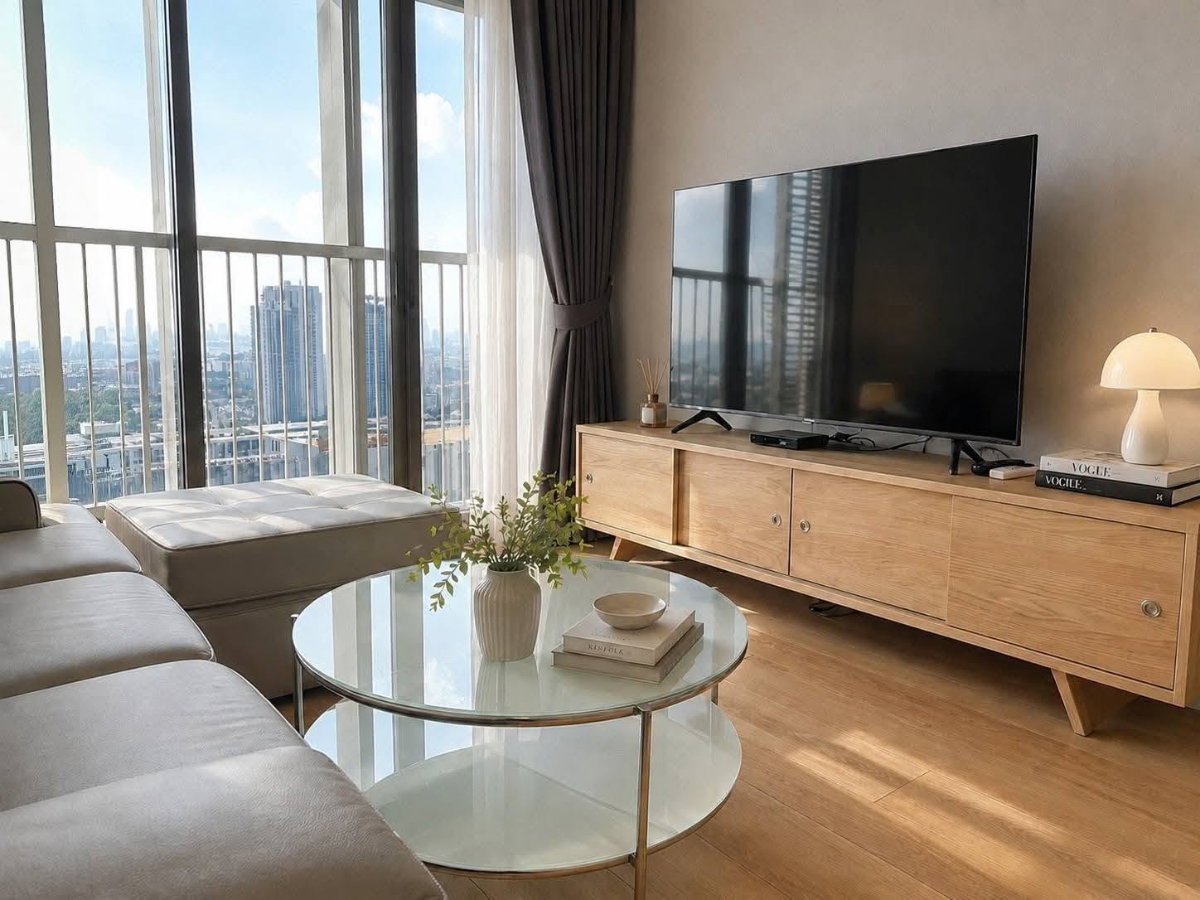 รูป Park Origin Phrom Phong 2 ห้องนอน 55 ตร ม ชั้น 33 เช่า 44000 บาท - รูปที่ 1/9