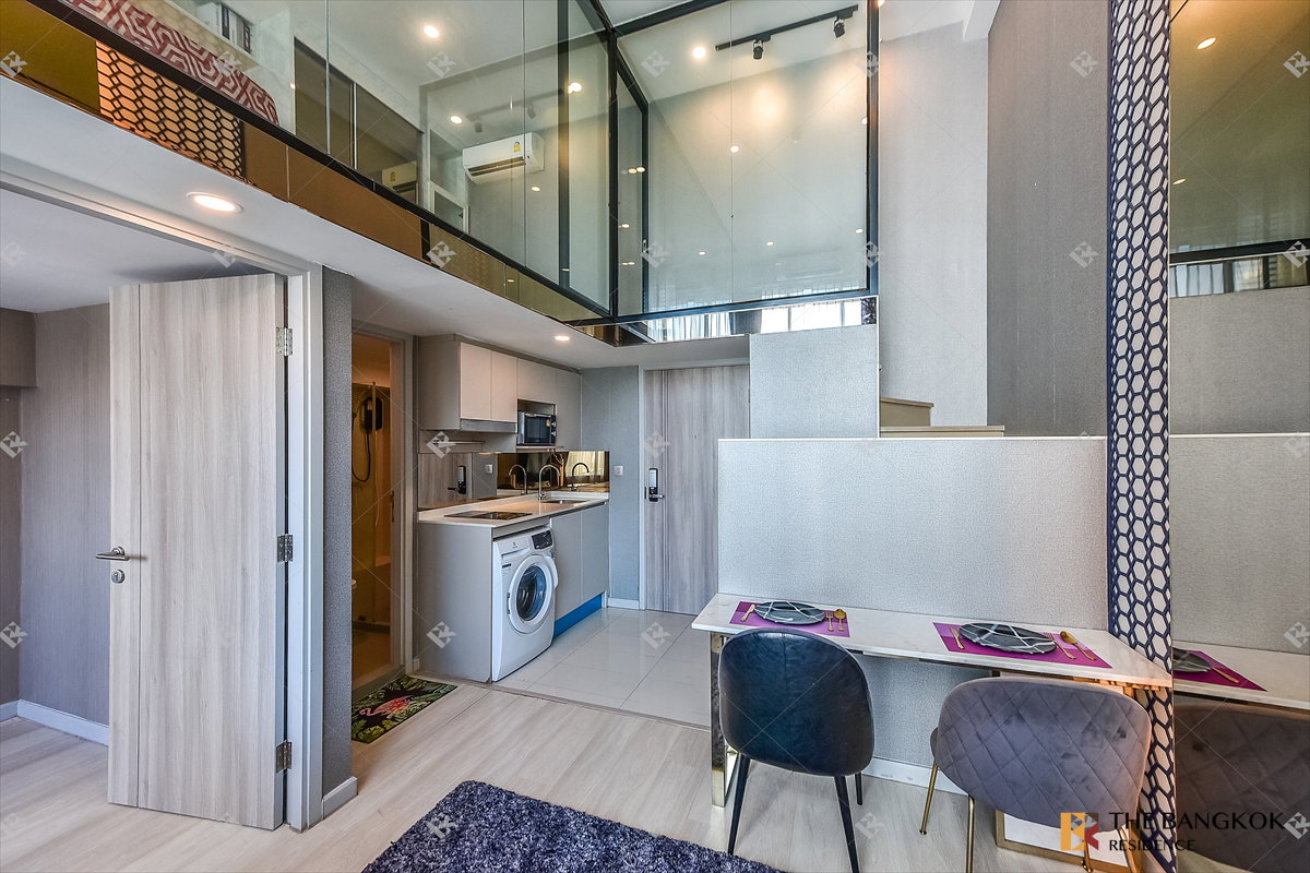 รูป 💜💜KnightsBridge Prime Sathorn High-Floor Loft 2 ชั้น แต่งครบ ห้องสวยมาก พร้อมอยู่ ใกล้ BTS ช่องนนทรี💜💜 - รูปที่ 4/16