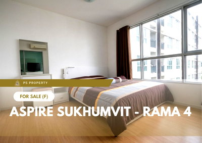 Condos for sale : Urgent Sale 🔥 Aspire Sukhumvit - Rama 4 🔥 Fully furnished and equipped with appliances; near BTS Phra Khanong.
