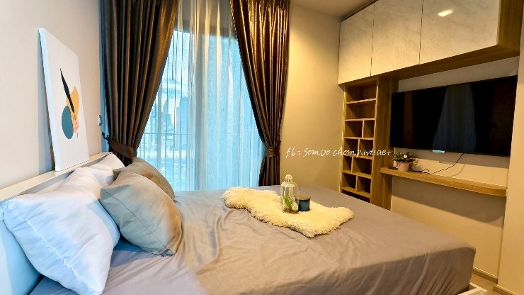 picture Prime Corner Unit | 23rd Floor | 1 BED+ | Panoramic City View | LIFE ASOKE RAMA 9 — Spacious Layout, Move-in Ready! (Owner Post) - 7/34