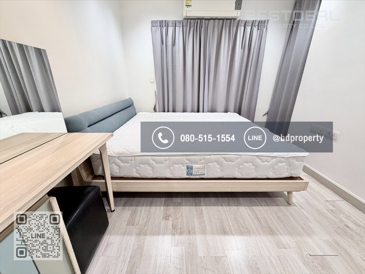 รูป Bestdeal ให้เช่า ขนาด 2 ห้องนอน 55 sqm.เฟอร์นิเจอร์และเครื่องใช้ไฟฟ้าครบพร้อมเข้าอยู่ 25,000 บาท/เดือน “IDEO MOBI RAMA 9” ใกล้MRTและเซ็นทรัลพระราม 9 - รูปที่ 7/20