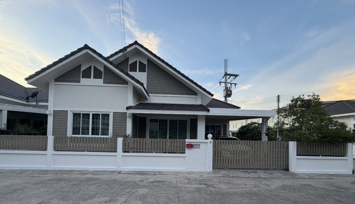 รูป ขายบ้านเดี่ยว โครงการบ้านอยู่สบาย บ้านบึง ชลบุรี - รูปที่ 1/5