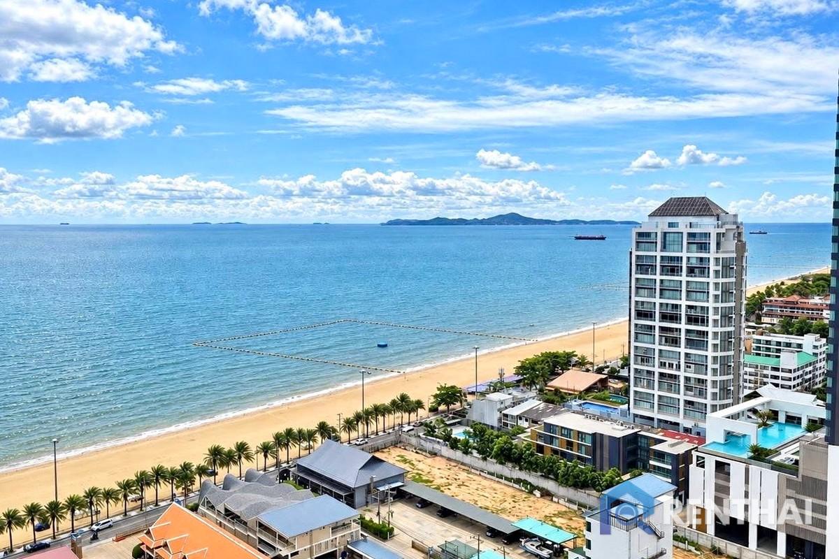 รูป ขายคอนโดริมทะเล ติดชายหาดจอมเทียน 1 ห้องนอน 32 ตร.ม. วิวทะเล ห้องสวยๆพร้อมอยู่ - รูปที่ 5/24