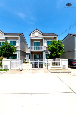 บ้านเดี่ยว นิคมอุตสาหกรรมบางปู : ME2500619 ขายบ้านเดี่ยว 2 ชั้น The Village บางนา-วงแหวนฯ 4 หลังมุม ใกล้ MEGA บางนา