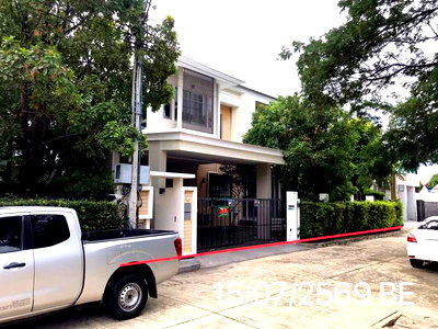 บ้านเดี่ยว โรงเรียนนานาชาติเด่นหล้า : บ้านเดี่ยว 113.2 ตร.วา เพอร์เฟค มาสเตอร์พีซ แจ้งวัฒนะ ปากเกร็ด นนทบุรี 21.9M