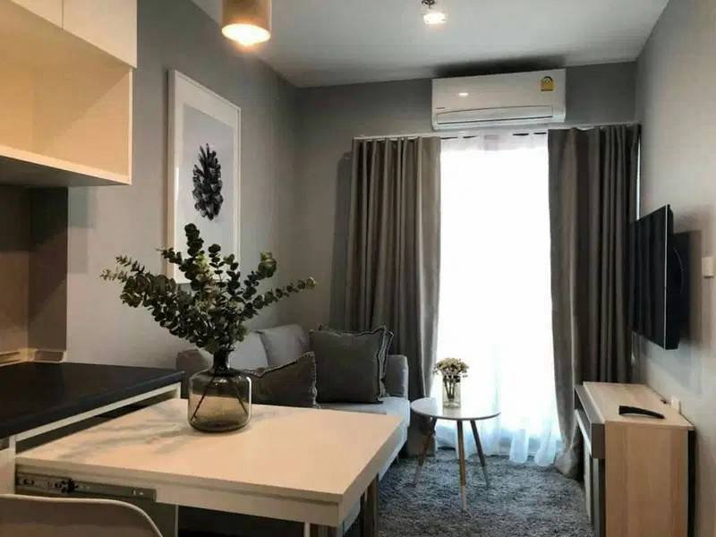 รูป [[ให้เช่า]] คอนโด🟣🟢🟠ใกล้แอร์พอร์ตลิงค์หัวหมาก  Condo Rich Park @triple station วิวสระ พร้อมเข้า 1/11/69 - รูปที่ 7/10