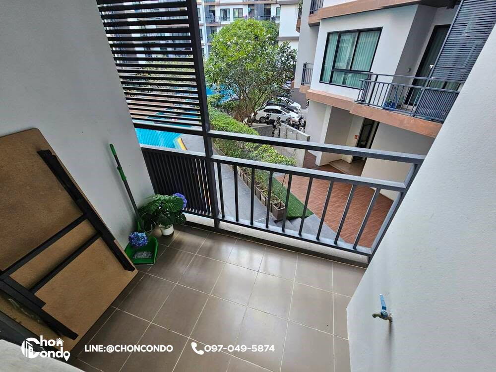 รูป Living Avenue ตึกB ชั้น2 บางแสน --------ห้องใหญ่---ว่าง 05 ตุลาคม 2569-------Tel 097-049-5874 (Line: @choncondo มี@ด้วย) - รูปที่ 5/11
