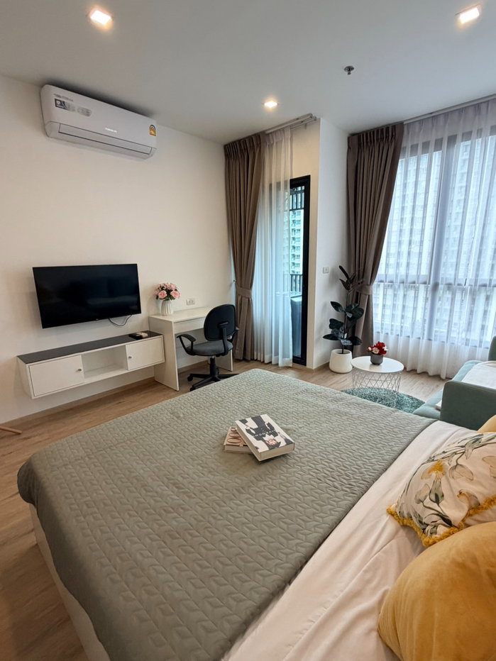 รูป ให้เช่าห้องสวย แต่งพร้อม เฟอร์ครบ  วิวดี ใกล้ ARL และ MRT สถานีหัวหมาก - รูปที่ 5/14