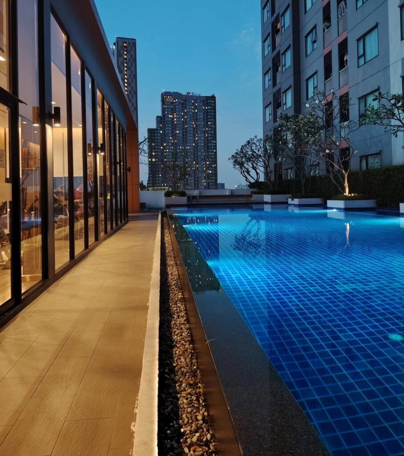 รูป ให้เช่าคอนโด Aspire สาทร – ตากสิน Copper Zone ชั้น 11 ขนาด 26 ตร.ม. ห้อง Studio เฟอร์นิเจอร์และเครื่องใช้ไฟฟ้าครบของใหม่ทั้งหมด ห้องพร้อมเข้าอยู่  - รูปที่ 8/8