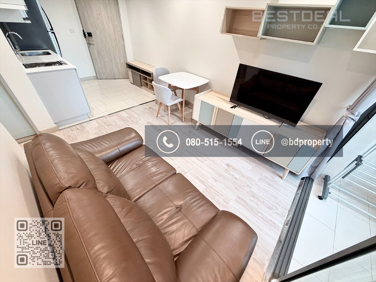รูป Bestdeal ให้เช่า ขนาด 2 ห้องนอน 55 sqm.เฟอร์นิเจอร์และเครื่องใช้ไฟฟ้าครบพร้อมเข้าอยู่ 25,000 บาท/เดือน “IDEO MOBI RAMA 9” ใกล้MRTและเซ็นทรัลพระราม 9 - รูปที่ 5/20
