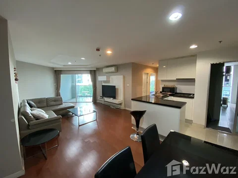 Pool view with 2 bedrooms at Belle Grand Rama9 6806561