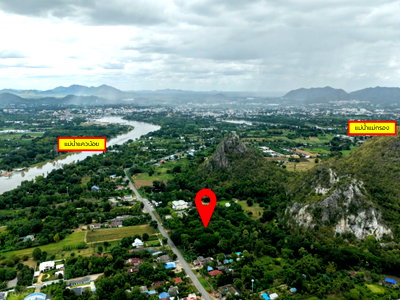 ขายที่ดิน : จับโอกาสก่อนราคาขยับ! จากที่ดิน 9 ไร่ สู่ Destination แห่งใหม่ของกาญจนบุรี ขายที่ดินถมแล้วเสมอถนน 9 ไร่ติดภูเขา ใกล้แม่น้ำ | #TPI-3486