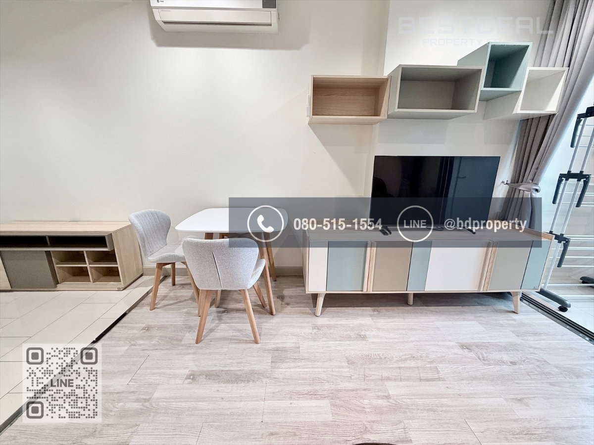 รูป Bestdeal ให้เช่า ขนาด 2 ห้องนอน 55 sqm.เฟอร์นิเจอร์และเครื่องใช้ไฟฟ้าครบพร้อมเข้าอยู่ 25,000 บาท/เดือน “IDEO MOBI RAMA 9” ใกล้MRTและเซ็นทรัลพระราม 9 - รูปที่ 6/20