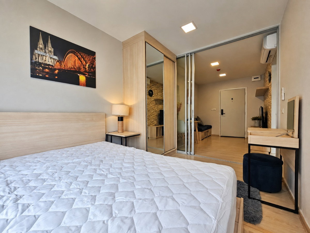 ปล่อยเช่า Plum Condo Rangsit Alive 2 ห้องรีโนเวทใหม่ วิวสระ ใกล้ ม.กรุงเทพ | เริ่ม 9,000/เดือน