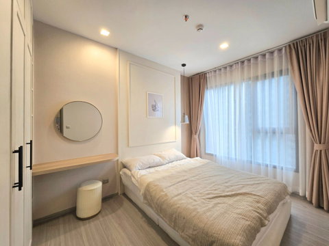 PFD-08976 Condo for rent Life Asoke Hype (Life Asoke Hype), minimalist style room, fully furnished.