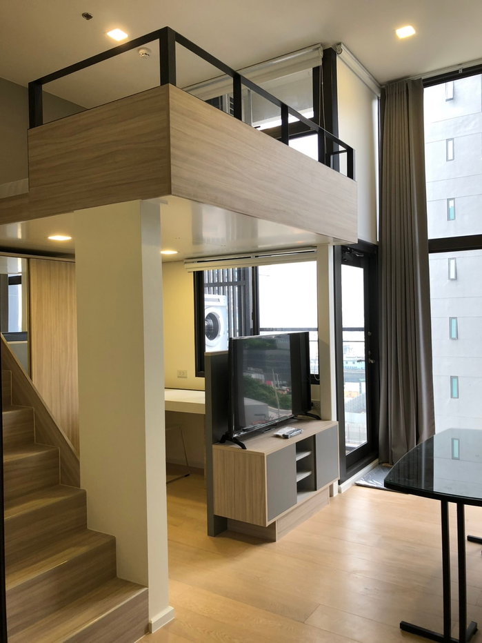 รูป ❤️🏙️ คอนโด Duplex 2 ชั้น 📸 Video Room🚝ใกล้ Central พระราม 9 , ฟอร์จูน จ๊อดแฟร์ แหล่ง CBD ☎️ Tel / What App : 091-706-1999 คุณกวา - รูปที่ 5/25