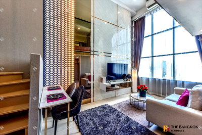 ขายคอนโด : 💜💜KnightsBridge Prime Sathorn High-Floor Loft 2 ชั้น แต่งครบ ห้องสวยมาก พร้อมอยู่ ใกล้ BTS ช่องนนทรี💜💜