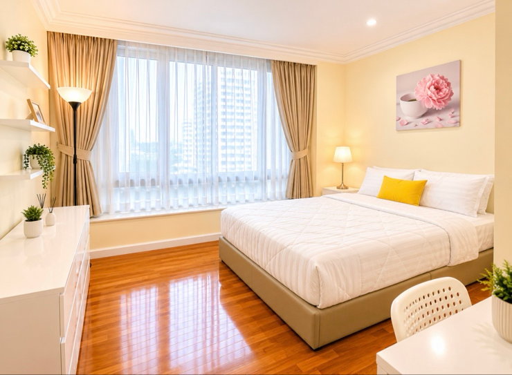 รูป ขาย — คอนโด 2 ห้องนอน ปรับปรุงใหม่ บ้านปิยะสาธร - รูปที่ 10/19