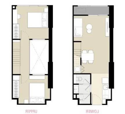 รูป +++เช่าด่วน+++Culture Chula** Duplex 2 ห้องนอน 57 ตร.ม. แต่งครบพร้อมอยู่!!! - รูปที่ 15/15