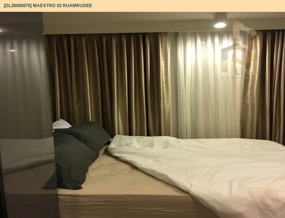 รูป DL26090670 ให้เช่าคอนโด มาเอสโตร 02 ร่วมฤดี (Maestro 02 Ruamrudee) ใกล้ BTS เพลินจิต พร้อมเข้าอยู่ โทรด่วน 0638692663 LineID @952jdxxk - รูปที่ 10/10