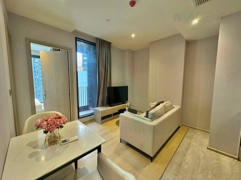 🚩 For Rent Condo ASHTON ASOKE - RAMA 9 Building 1, Floor 28,1 bed room, Room size 32 sqm