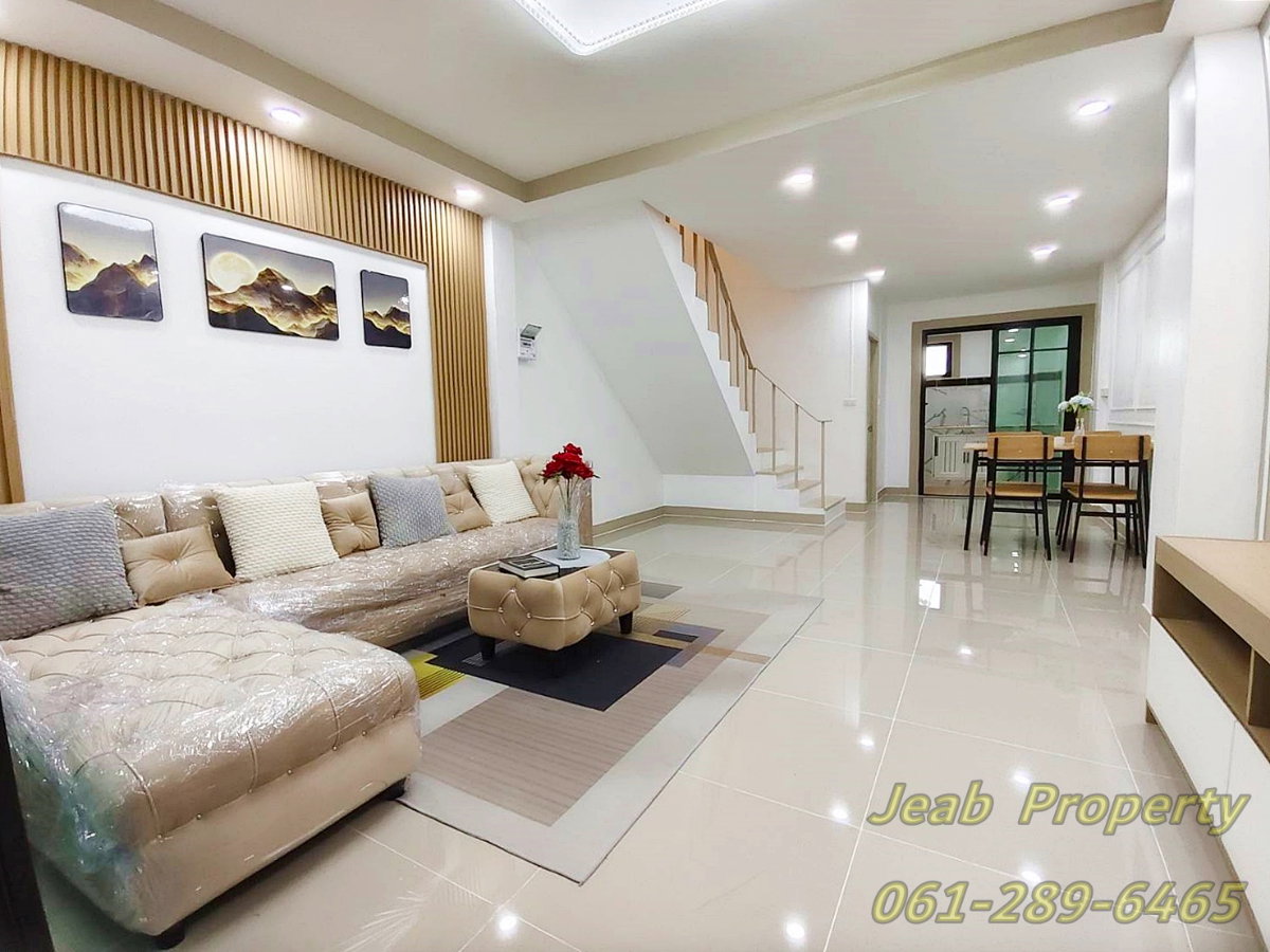 รูป AAA. บ้านสวย ถนนเมน ตรงข้ามสวน ซอยกันตนา #หมู่บ้านพร้อมจิต บางใหญ่ - รูปที่ 1/24