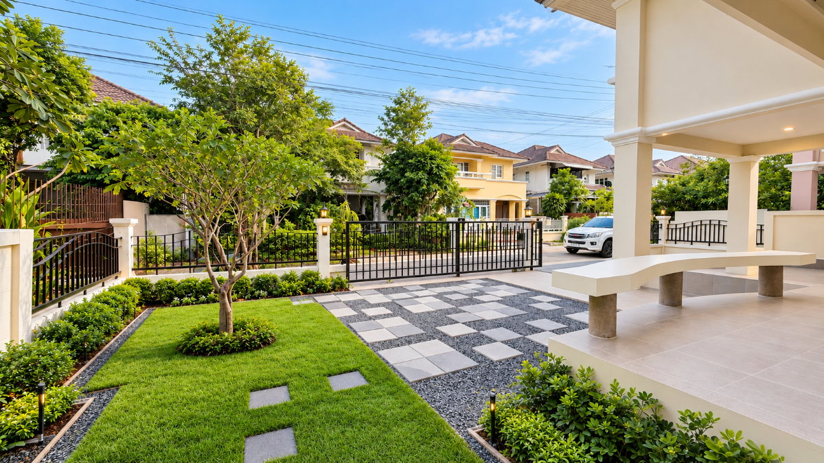 รูป ขายบ้านเดี่ยวรีโนเวทใหม่ทั้งหลัง | Perfect Place รามคำแหง 164 - รูปที่ 2/6