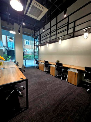 Office for rent Watthana : Service Office&co-working in W-District Phrakanong on Sukhumvit Road. this location enhances client proximity and professional visibility.