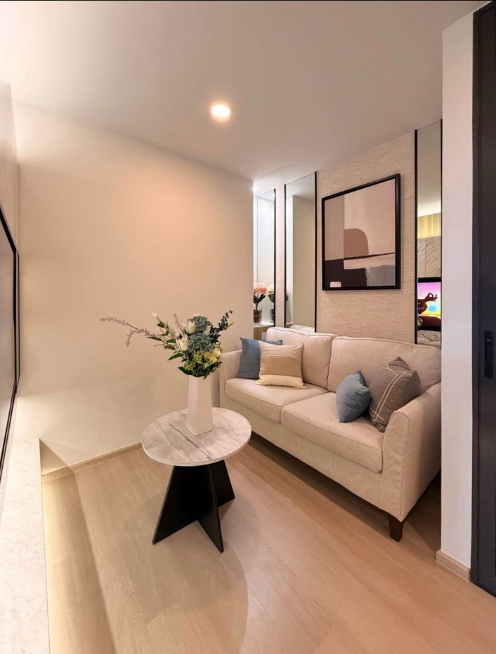 รูป 🚝 Aspire Onnut Station, near BTS Only 200 Meters | 1 Bed | Enclosed cooking space - รูปที่ 2/12