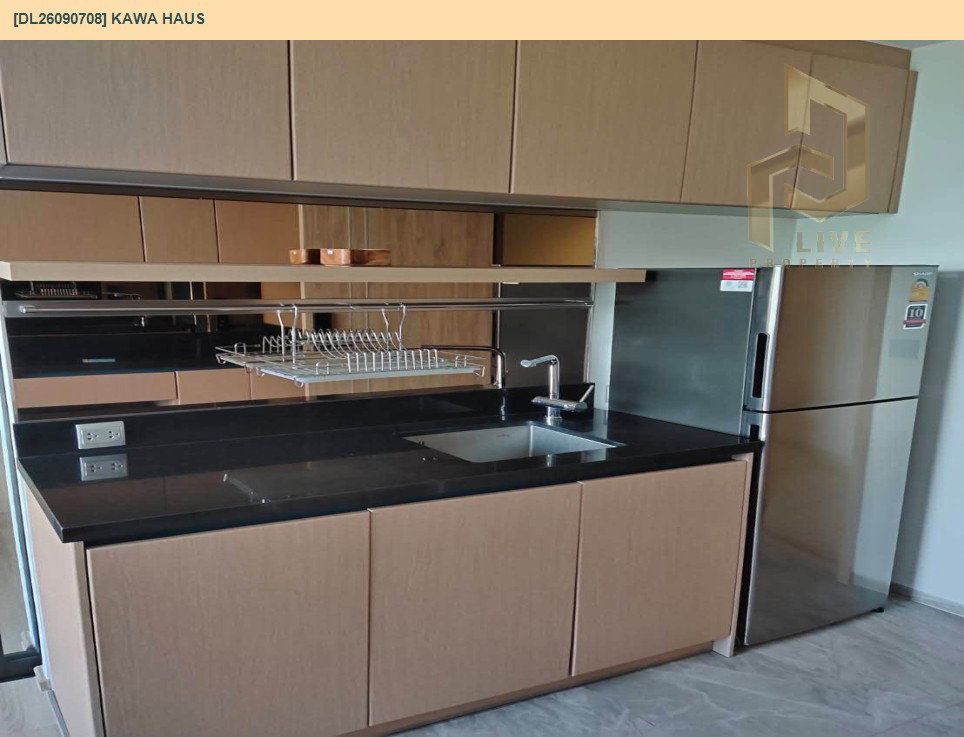 รูป DL26090708 ให้เช่าคอนโด คาวะ เฮาส์ (KAWA HAUS) ใกล้ BTS อ่อนนุช พร้อมเข้าอยู่ โทรด่วน 0614453194 LineID @952jdxxk - รูปที่ 4/8