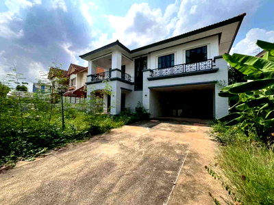 บ้านเดี่ยว กระทรวงพาณิชย์ นนทบุรี : ขายและให้ เช่า บ้านเดี่ยวหลังใหญ่ 105 ตรว. ใกล้ MRT ไทรม้า ลัดดารมย์ รัตนาธิเบศร์ 4 นอน 6 ที่จอดรถ