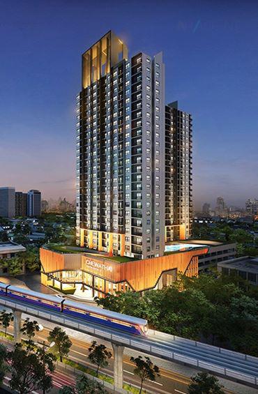 รูป ให้เช่าคอนโด ชีวาทัย เพชรเกษม 27 อาคาร 1 ชั้น 11 1 ห้องนอน ขนาด 31.00 ตรม ใกล้ BTS บางหว้า - รูปที่ 6/8