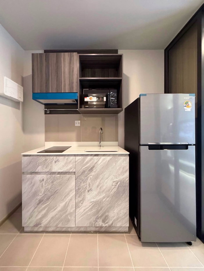 รูป 🚝 Aspire Onnut Station, near BTS Only 200 Meters | 1 Bed | Enclosed cooking space - รูปที่ 8/12